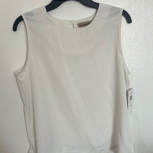 Notations Cream Sleeveless Round-Neck Camisole